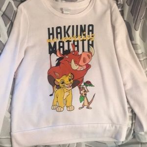 Lion kind crew sweatshirt